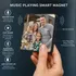 Custom Family Name Photo Magnet Music Player Gift