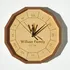Custom Family Name Wooden Wall Clock for Home Decor