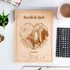 Custom Heart Photo Wooden Frame for Couples