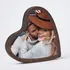 Personalised Heart-Shaped Wooden Photo Keepsake