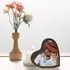 Personalised Heart-Shaped Wooden Photo Keepsake