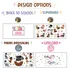 Custom Kids School Set – Water Bottle, Name Stickers or Iron-On Clothing Labels