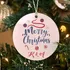 Personalised Merry Christmas Ornament with Name
