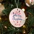 Personalised Merry Christmas Ornament with Name