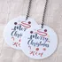 Personalised Merry Christmas Ornament with Name