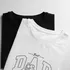 Custom Line Art Best Dad T Shirt with Photo