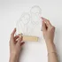 Custom Line Art Couple Portrait with Wood Stand