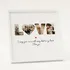Personalised LOVE Photo Frame with Custom Message