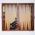 Custom Luxury Gold Detailed Leather Backgammon Set