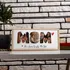Custom Mom Photo Collage Wooden Frame 14x6
