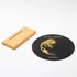 Custom Moon Phase Plaque with Wood Stand for Couples