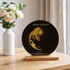 Custom Moon Phase Plaque with Wood Stand for Couples
