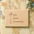 Custom Name Engraved Grandma Wooden Frame for Mother's Day