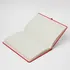 Custom Name Printed Red Lined Notebook