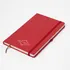 Custom Name Printed Red Lined Notebook