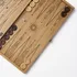 Custom Oak Backgammon Set with Pool Cover for Couples