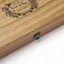 Custom Oak Backgammon Set with Pool Cover for Couples