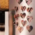12 Heart Magnets
