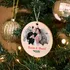 Custom Photo Printed MDF Tree Ornament with Names