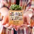Personalised Photo Succulent Planter for Mum and Grandma