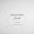 Personalised Welcome Baby Banner - 70 x 95 cm