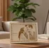 Personalised Wooden Couple Portrait for Romantic Moments