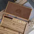 Customized Oak Backgammon Set with Leather Cover for Enthusiasts