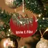 Personalised Acrylic Christmas Ornament for Couples and Friends