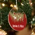 Personalised Acrylic Christmas Ornament for Couples and Friends