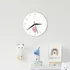 Cute Cat Designed Personalized Wall Clock