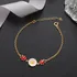 Daisy and Ladybug Themed Gold Plated Bracelet