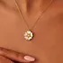 Daisy Design Zircon Silver Necklace Perfect Gift for Her