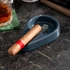 Dark Gray Ceramic Cigar Ashtray Gifts for Cigar Lovers
