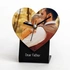 Dear Father Heart Shaped Desk Clock Father's Day