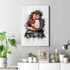 Personalised Couple Canvas Print with Artistic Drawing Effect 40x60cm