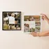 Decorative Square Frame with Message Photo Collage