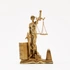 Desktop Card Holder Pen Holder Compartment Justice Scale Sculpture