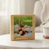 Desktop Wooden Block with Printed Photo and Message