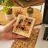 Desktop Wooden Block with Printed Photo and Message