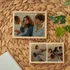 Desktop Wooden Photo Block Set 2 pcs