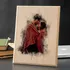 Personalised Wooden Love Portrait for Couples