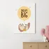 Dream Big | Unicorn Designed Canvas for Baby Room