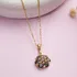 Elegant Floral Ice Stone Silver Necklace for Special Occasions