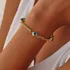 Evil Eye Charm Silver Bracelet