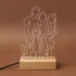 Family Line Art LED Lamp Gift