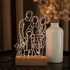 Family Line Art LED Lamp Gift
