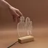 Family Silhouette LED Light with Personalized Names