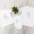 Family T-Shirt Set Set with Lineart Hand Design