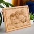 Personalised Family Wooden Photo Engraving Keepsake Gift