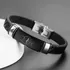 Father and Child Fist Bump Leather Bracelet